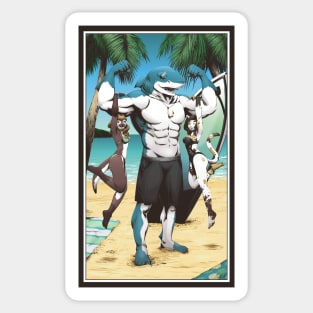 Beach Fun - Land Shark Sticker